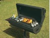 Picture of Covered Barbecue Grill with Shelf 320 Square Inch Steel