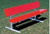 Picture of 6 ft. Fiberglass Bench with Back - Welded Frame - Portable
