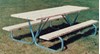 Picture of Frame Kit for 6 ft Picnic Table - Bolted 1 5/8" Galvanized Steel - Portable