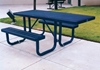 Picture of 6 ft ADA Wheelchair Accessible Thermoplastic Picnic Table - Portable