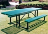 Picture of ADA Wheelchair Accessible Picnic Table - Thermoplastic Coated - Portable