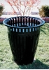 Picture of 32 Gallon Crown Trash Can with Flared Top Ribbed Steel - Liner and Crown Flat Top 