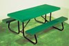 Picture of 8 ft Fiberglass Picnic Table - 2 3/8" Welded Steel Frame - Portable