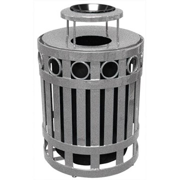 32 Gallon Ring Style Trash Can with Ash Top