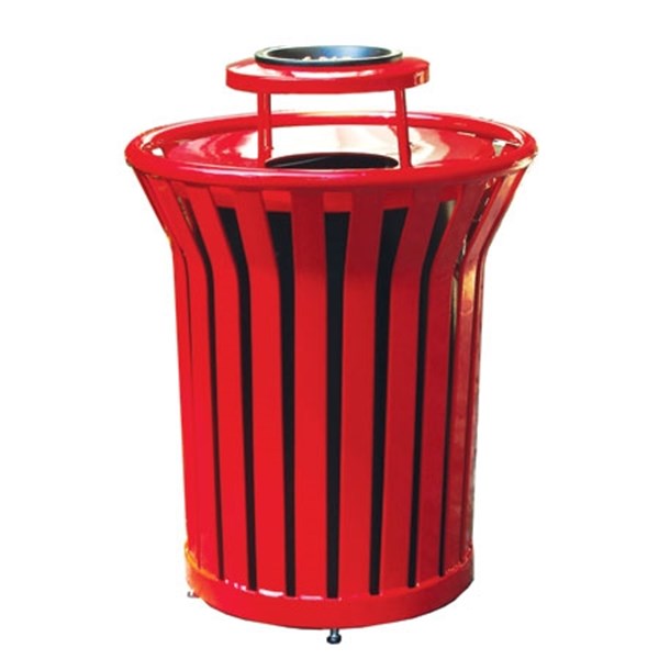 32 Gallon Round Trash Can with Ash Top