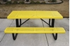 8 ft. Thermoplastic Steel Picnic Table - Perforated Style	