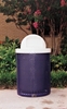 Picture of 32 Gallon Perforated Trash Receptacle with Dome Top 