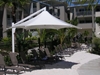 Picture of Skyspan 18 Ft Hexagon Cantilever Umbrella PVC Coated Polyester with Steel Frame