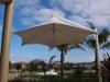 Picture of Skyspan 18 Ft Hexagon Cantilever Umbrella PVC Coated Polyester with Steel Frame