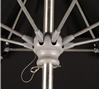 Picture of 8 ft. Octagonal Market Umbrella - Lucaya Style - Powder coated Aluminum Pole - Marine Grade Fabric