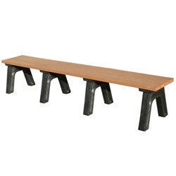 Picture of 8 Ft. Recycled Plastic Bench without Back - Portable 