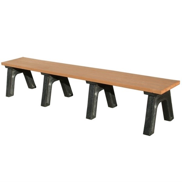Picture of 8 Ft. Recycled Plastic Bench without Back - Portable 
