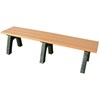 Picture of 6 Ft. Recycled Plastic Bench without Back - Traditional Style - Portable 