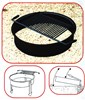 Picture of Park Fire Ring - 300 Sq. Inch Cooking Surface - Tilt Back Anchors or In-Ground Spade Mount
