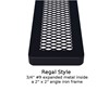 Picture of Round Thermoplastic Steel Picnic Table - Regal Style - Pedestal Inground Mount