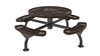 Picture of Round Thermoplastic Picnic Table - Expanded Metal - Portable