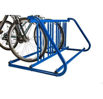 “W” Bike Rack 14 Space - 8 Foot - Powder Coated