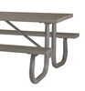 Picture of Frame Kit for 6 ft Picnic Table - Welded 2 3/8" Galvanized Steel - Portable