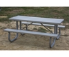 12 Ft. Aluminum Picnic Table with Galvanized Steel Frame