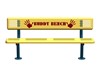 Picture of 8 Ft. Perforated Steel Buddy Bench 
