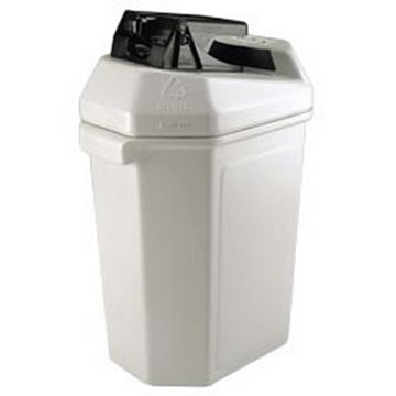 Can Crusher Recycling Receptacle