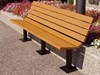6 Ft. Recycled Plastic Bench - Surface Mount