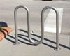 Picture of 5 Space Single Wave Bike Rack - Galvanized - In-ground or Surface Mount