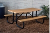 Picture of 8 ft Recycled Plastic Picnic Table - Welded Frame - Portable