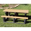 8 Ft Recycled Plastic Park Picnic Table - Portable
