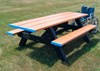 8 Ft. Double End ADA Rectangular Recycled Plastic Picnic Table - Portable