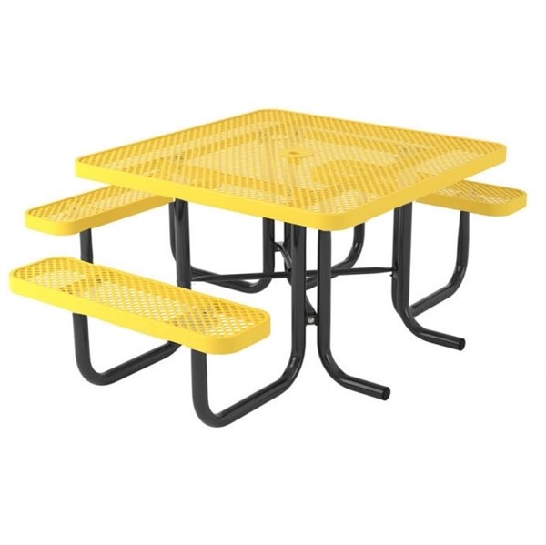 Wheelchair Accessible 3 Seat Thermoplastic Picnic Table