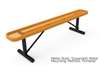 RHINO 6 Ft. Bench without Back - Expanded Metal, Portable