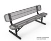ELITE Series 6 Foot Bench Expanded Metal - Portable