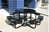 ELITE Series Solid Top Picnic Table with Expanded Metal Seats
