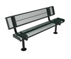 ELITE Series 6 Foot Rolled Edge Bench Expanded Metal - Surface Mount
