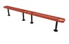 ELITE Series 4 Ft. Bench without Back - Expanded Metal, Surface Mount