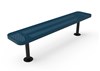 ELITE Series 6 Ft. Bench without Back -  Perforated Metal, Surface Mount