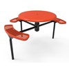 ELITE Series Nexus Solid Top Picnic Table with Perforated Metal Seats