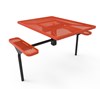 Thermoplastic ELITE Series Nexus Picnic Table with Expanded Metal Seatsv