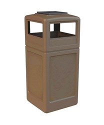 42 Gallon Trash Can with Dome Top and Ash Tray Lid