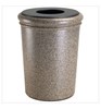 50 Gal Fiberglass Trash Can - Reinforced Polymer Concrete