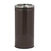 Powder Coated Steel Trash Can with Open Top