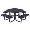 Octagonal Picnic Table - Perforated Thermoplastic Steel