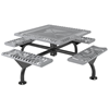 Square Thermoplastic Steel Picnic Table - Ultra Leisure Style