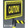 38" Steel Safety Post and Sign Holder - 31 lbs