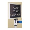 Extenda Barrier Queuing System with 13 ft Retractable Straps - Flat Base
