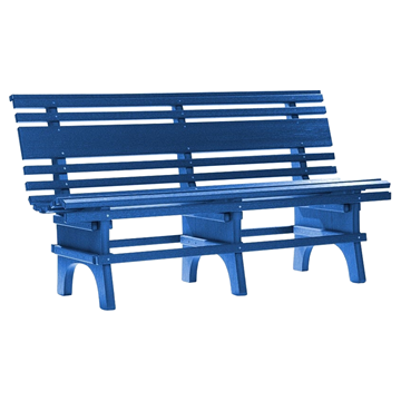 Recycled Plastic Park Bench - St. Pete - 4 Or 5 Ft.