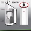Sani Stop Sentry Hand Sanitizing Station with Hand Wipes and Trash Disposal - 29 lbs.