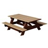 Rectangular Picnic Table 6 Foot Recycled Plastic - Portable