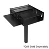 160 Square Inch Galvanized Utility Shelf for Pedestal Grills